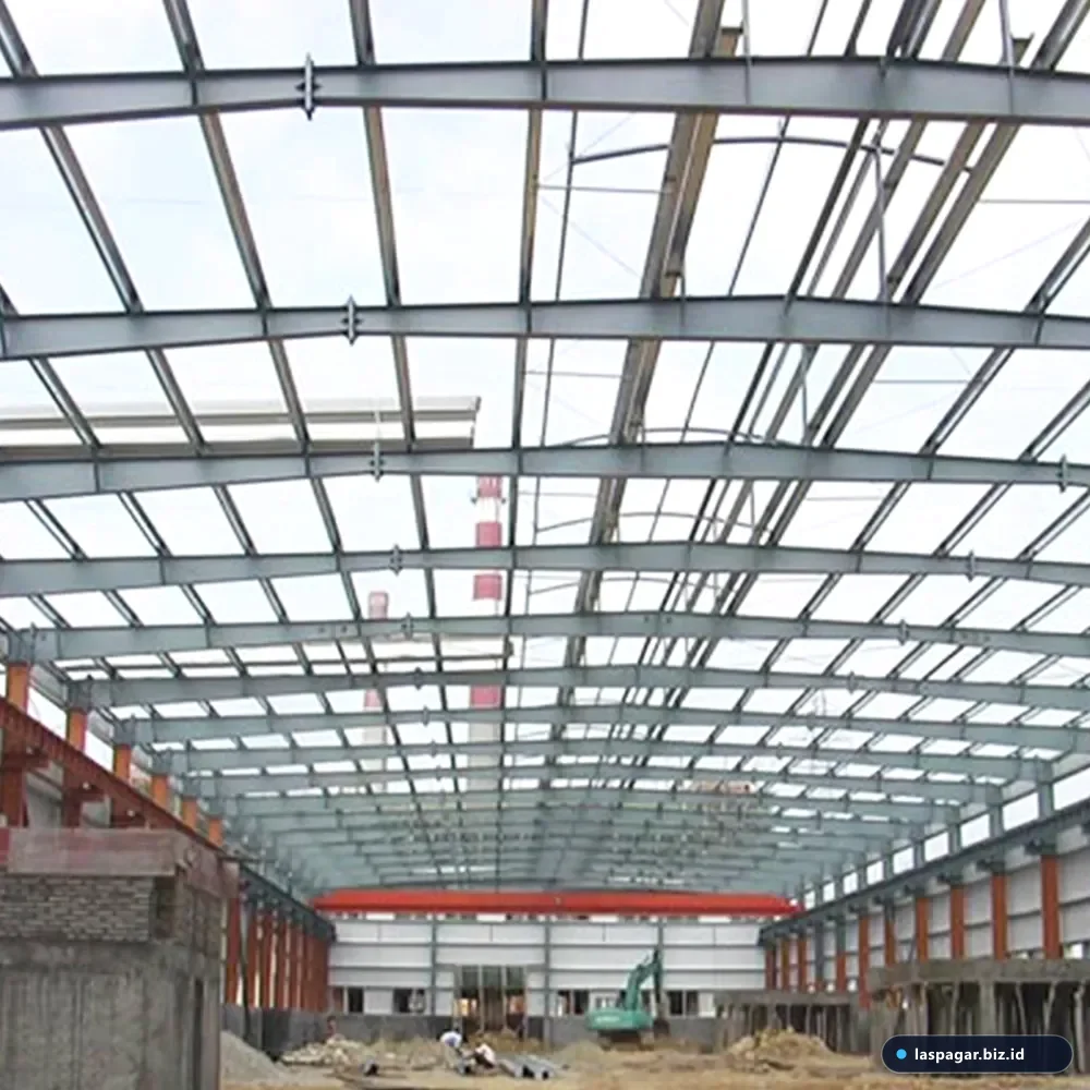 Kekuatan konstruksi kanopi besi WF garasi carport minimalis