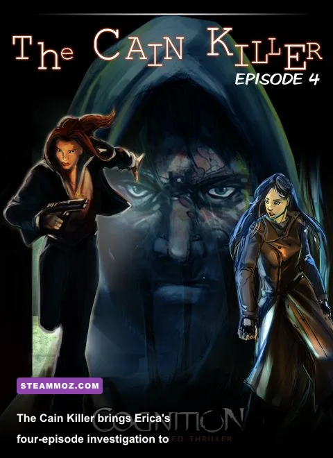 Erica Reed confronting the Cain Killer in Cognition Game of the Year Edition