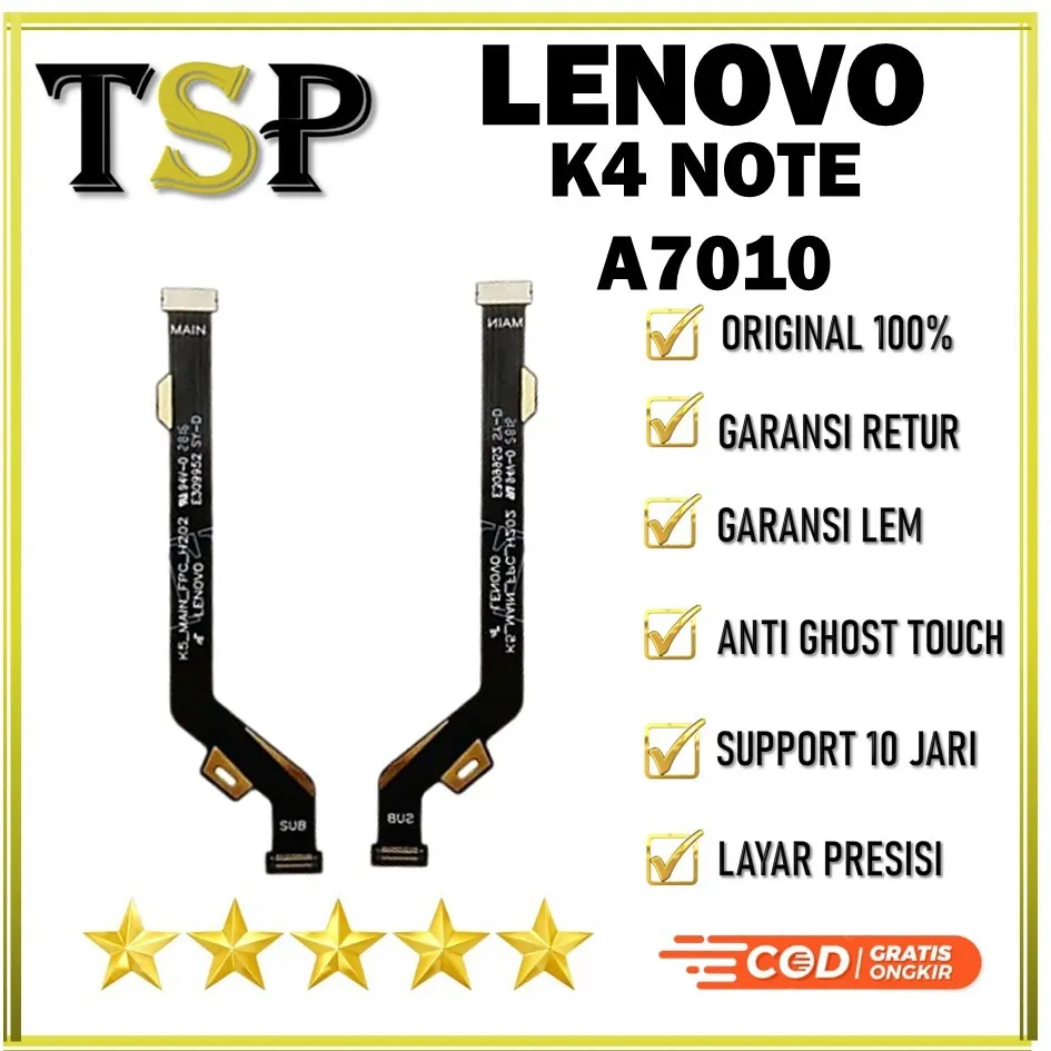 FLEXIBEL / FLEXIBLE / FLEKSIBEL BOARD / CONNECT LENOVO K4 NOTE / A7010 ORIGINAL 100%