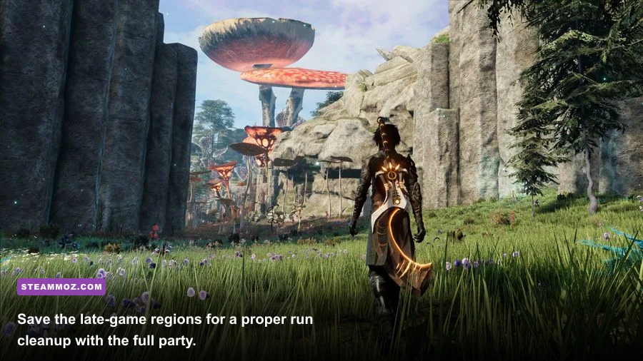 Tyr Caelum endgame area in Edge Of Eternity