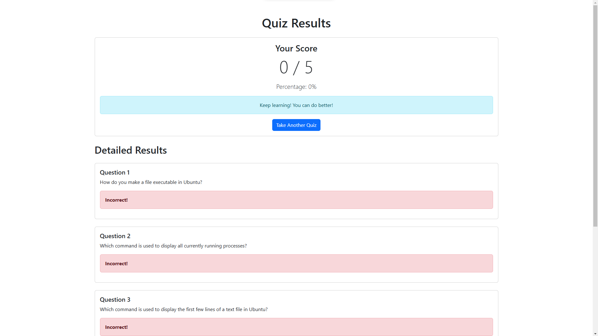 results