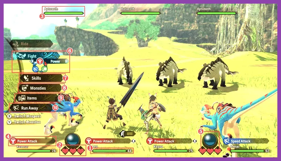 Monster Hunter Stories 2 Wings of Ruin gameplay on Nintendo Switch