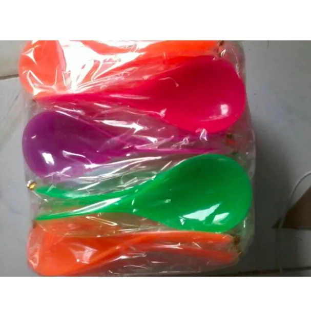 ENISOO STORE - Centong Pelangi kemas Plastik / centong sayur / centong makanan / Souvenir pernikahan khitanan - Gambar 3