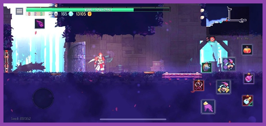 Dead Cells action roguelite gameplay on Android device