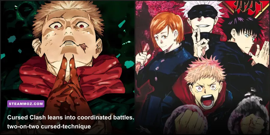 Yuji Itadori and Aoi Todo fight together in Jujutsu Kaisen Cursed Clash