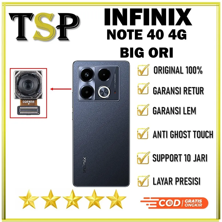 KAMERA BELAKANG / BACK CAMERA INFINIX NOTE 40 4G BIG ORI ORIGINAL 100%