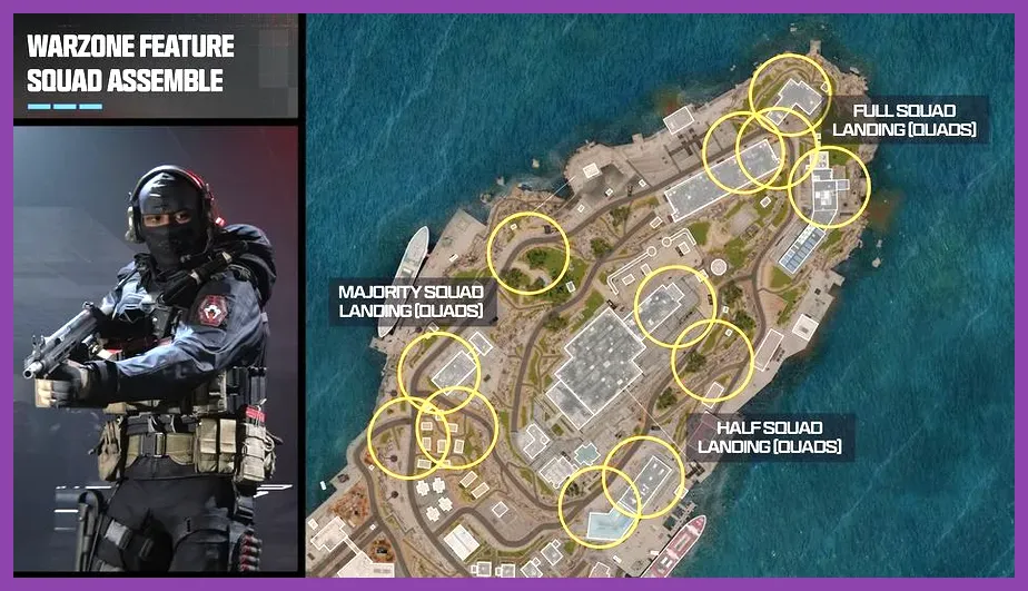 Squad Busters main plaza hub with characters