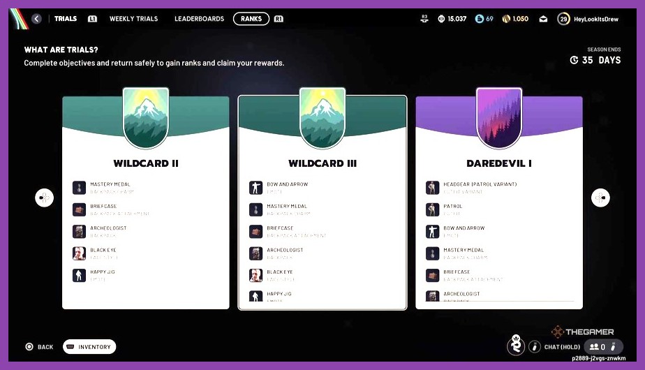 Leaderboard screen showing top ranked players in Arc Raiders 2026