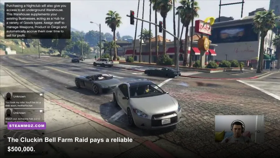 Cluckin Bell Farm Raid mission location in GTA Online Enhanced