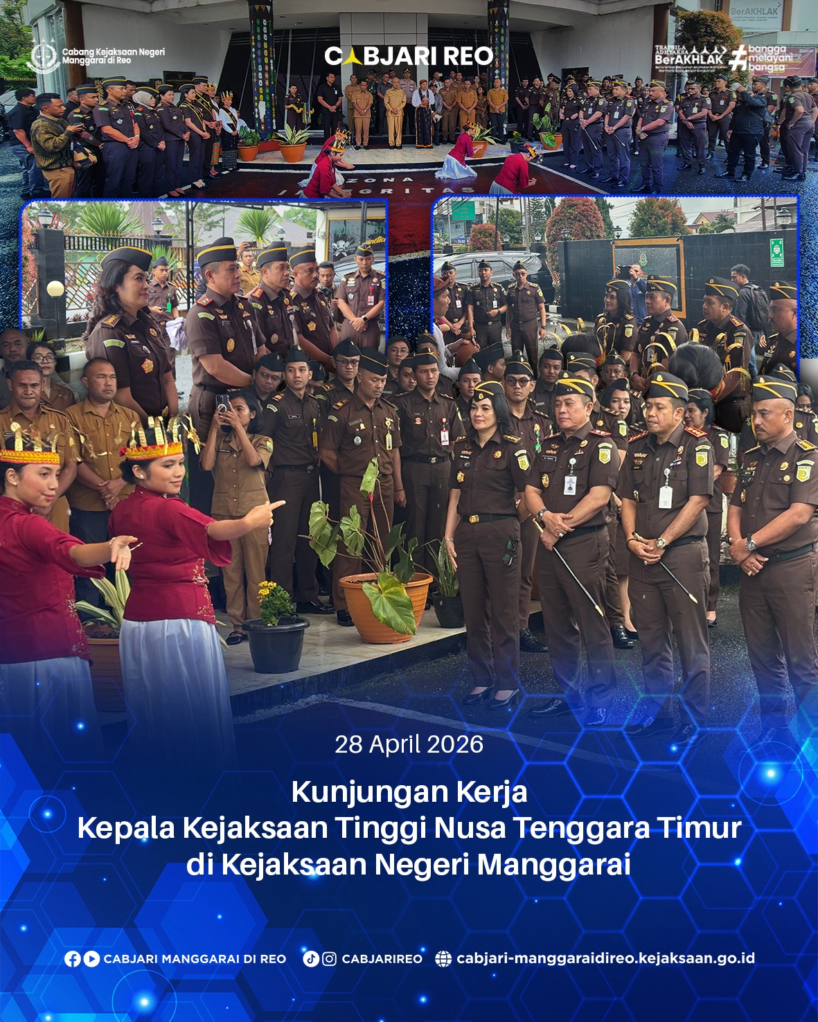 Kunjungan Kerja Kepala Kejaksaan Tinggi Nusa Tenggara Timur