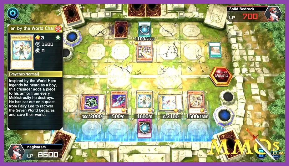 Yu-Gi-Oh Master Duel digital card game interface