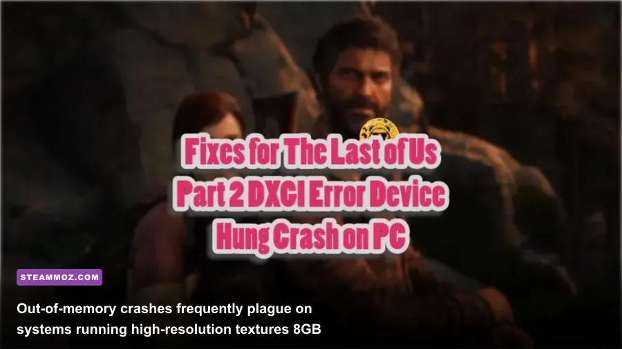 Windows desktop showing a graphics memory crash dialogue box