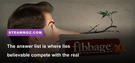 Fibbage XL answer selection screen with player-submitted lies