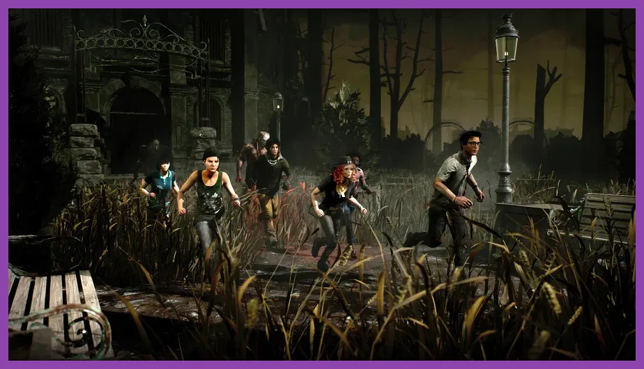 Dead by Daylight active match with survivor escaping a killer