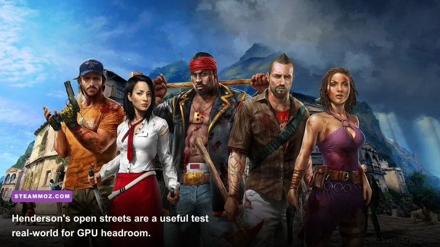 Henderson city streets in Dead Island Riptide Definitive Edition