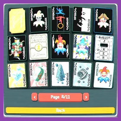 Modifying playing cards using Tarot cards in Balatro
