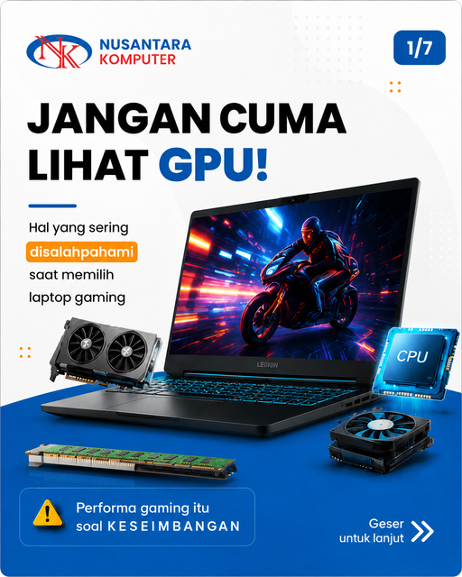 Cara Memilih Laptop Gaming yang Tepat, Jangan Hanya Lihat GPU