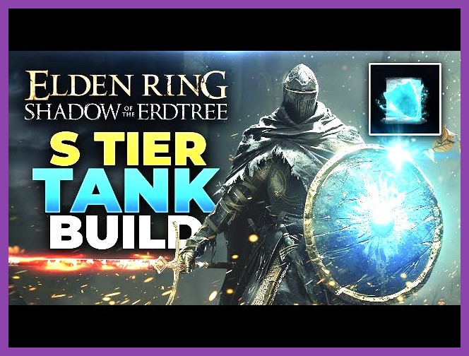 A tank character holding aggro with a greatshield in Shadow of the Erdtree