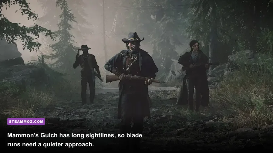 Hidden reward route through Mammon's Gulch in Hunt Showdown 1896