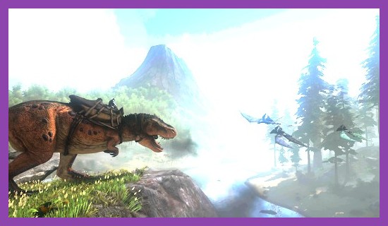 ARK Survival Evolved mobile dinosaur island survival gameplay