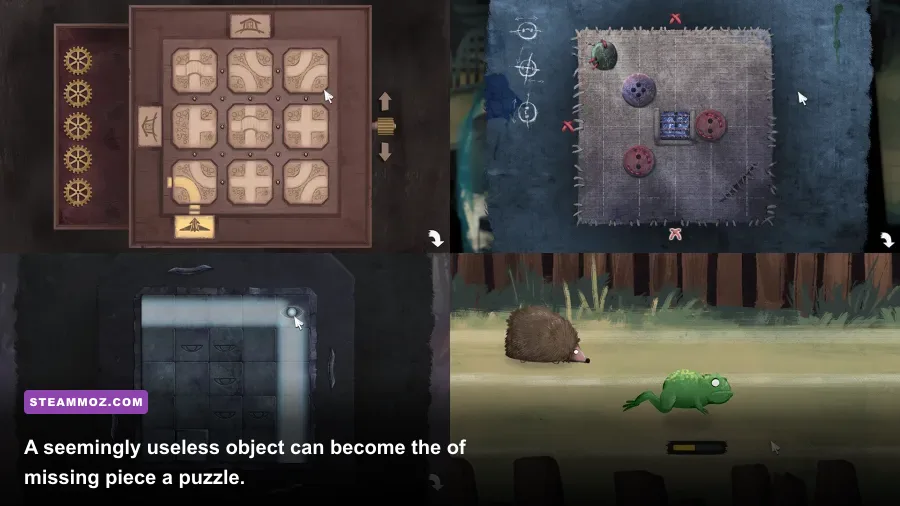 Children of Silentown inventory and item combination puzzle