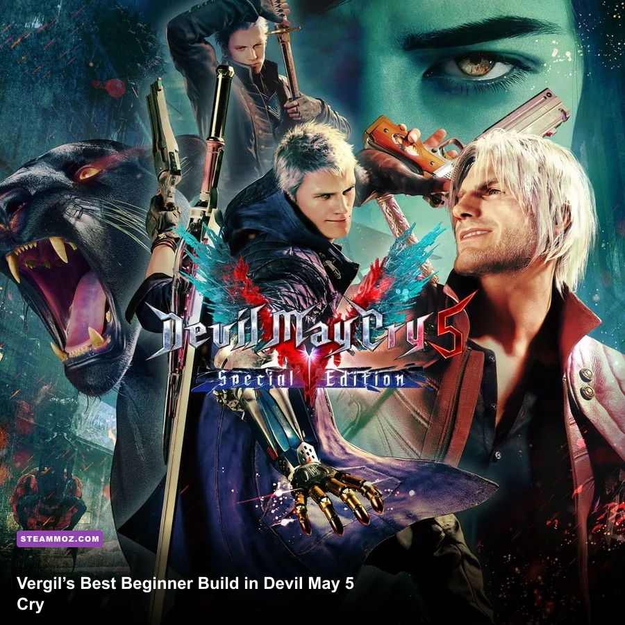 Vergil wielding Yamato in Devil May Cry 5 Special Edition