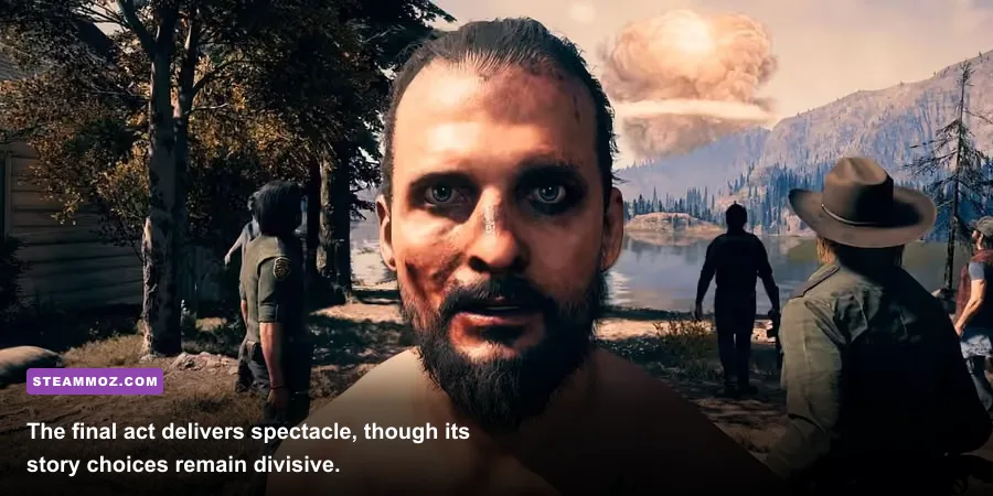 Far Cry 5 final confrontation with Joseph Seed in a bunker