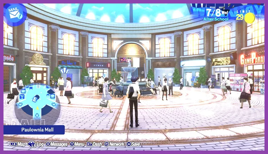 Paulownia Mall Antique Shop in Persona 3 Reload