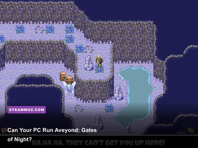 Aveyond Gates of Night party exploring a colorful fantasy town