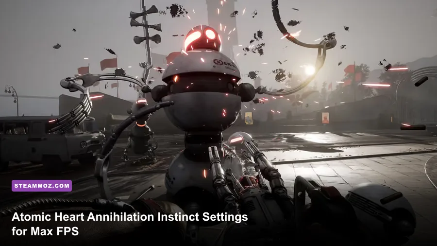 Atomic Heart Annihilation Instinct gameplay in the Mendeleev Complex on PC
