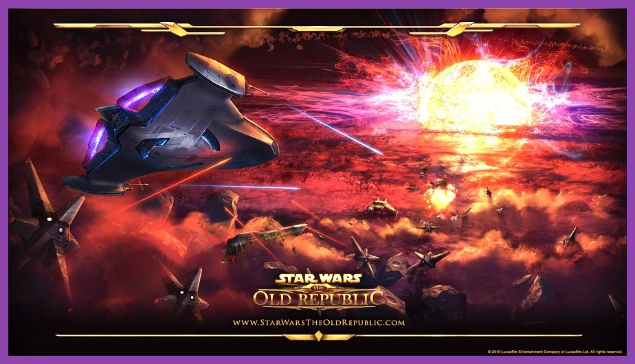 Star Wars: The Old Republic space battle