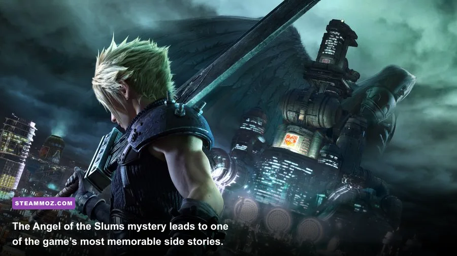 The Angel of the Slums hideout and mural in Final Fantasy VII Remake