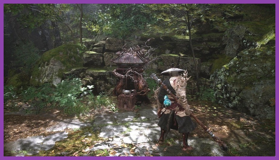 A Keeper's Shrine serving as a fast travel point in Black Myth Wukong