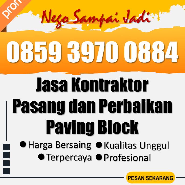 💎 WA 0859 3970 0884 - Biaya Rincian Pasang Paving Beton Wajik Grogol Sukoharjo