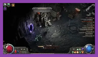 Player standing in front of the Sekhema Ascendancy altar in Path of Exile 2