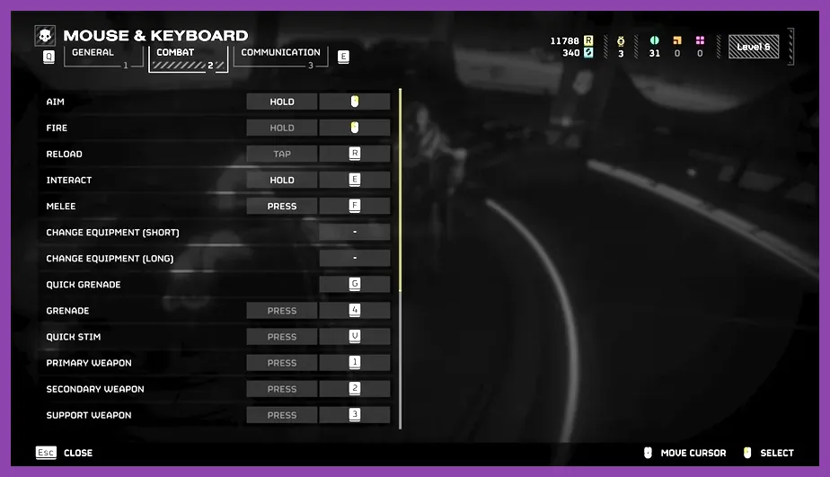 Player pressing the Respec button (R) in the Helldivers 2 Armory
