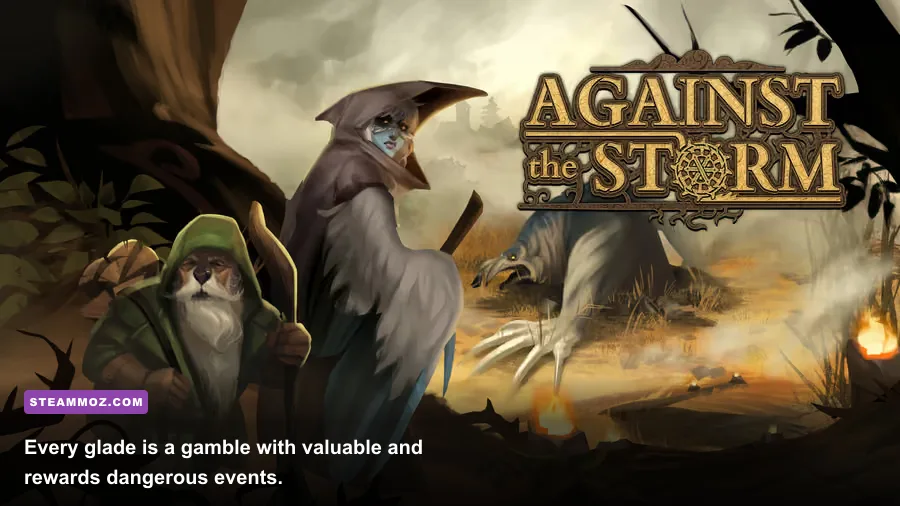 Against the Storm villagers exploring a dangerous glade event
