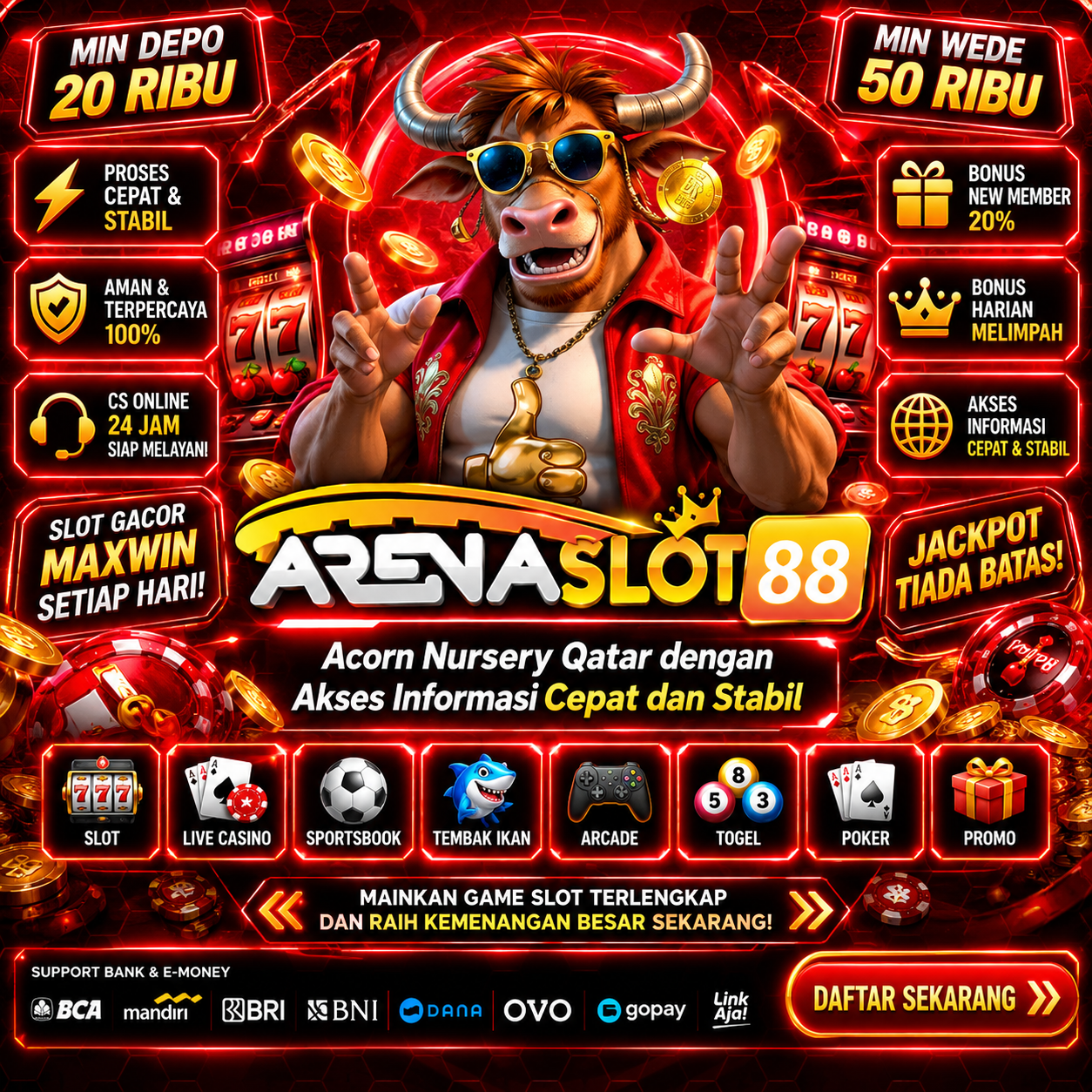 ARENASLOT88: Acorn Nursery Qatar dengan Akses Informasi Cepat dan Stabil