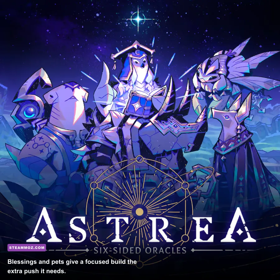 Astrea Six-Sided Oracles blessing and pet upgrade screens