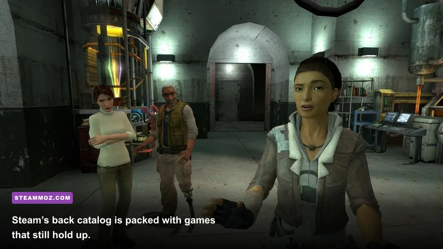 Classic Valve games Portal 2 and Half-Life 2 on PC