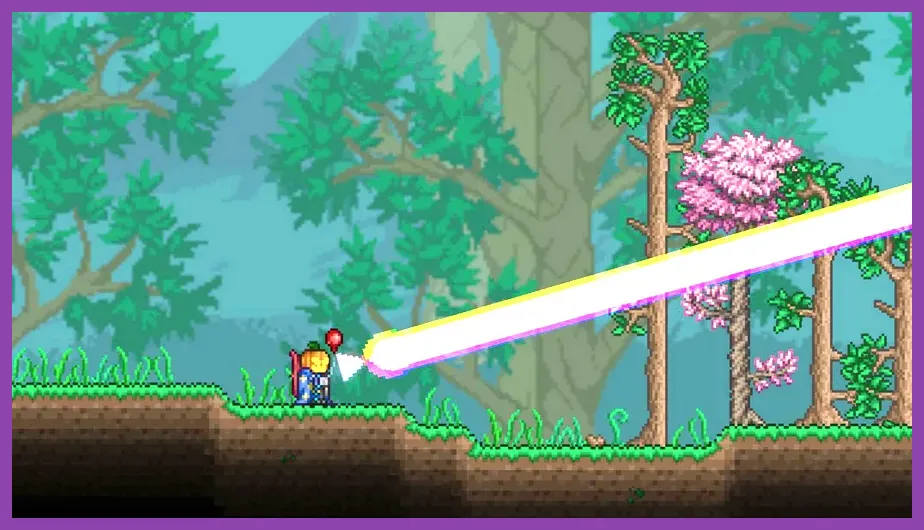 Terraria mage class high burst damage magic weapons