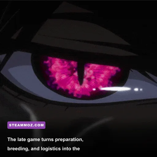 A Rex army preparing for the Tek Cave boss progression in ARK