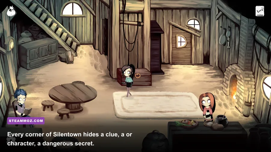 The gloomy village of Silentown in Children of Silentown