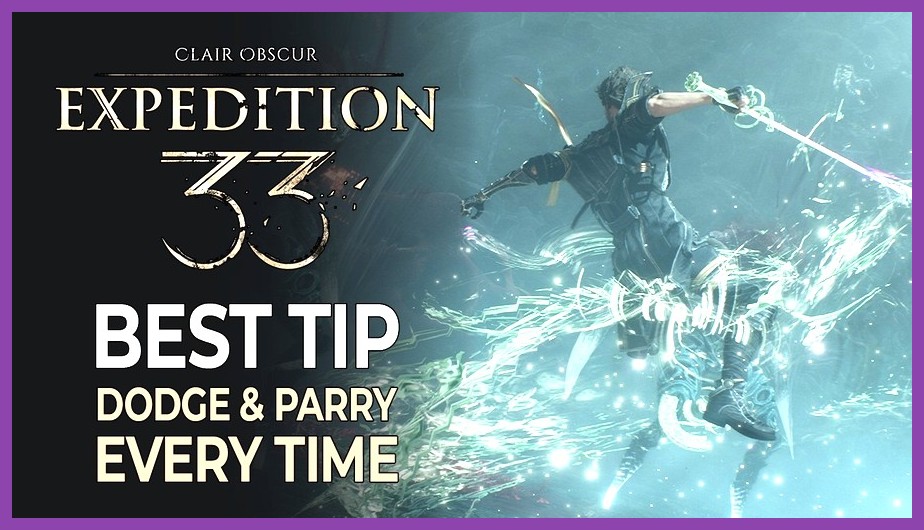Real-time reactive parry mechanic during combat in Expedition 33