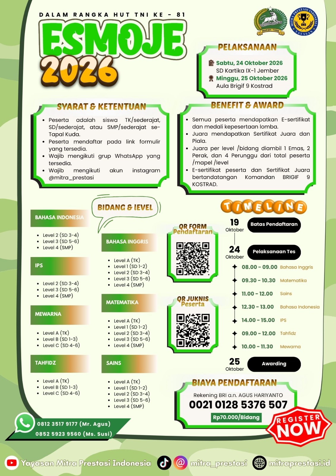 Poster Lomba ESMOJE 2026