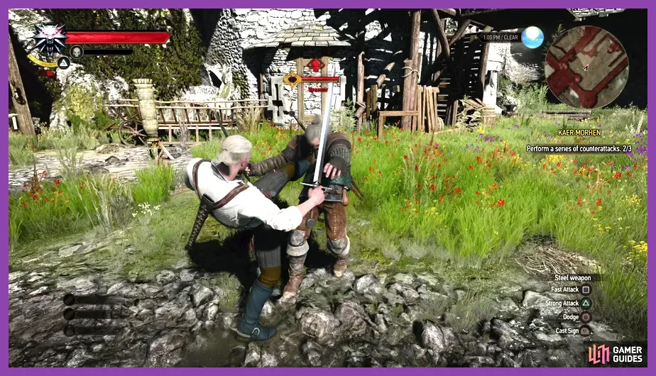 Vesemir, Lambert, and Eskel in The Witcher 3