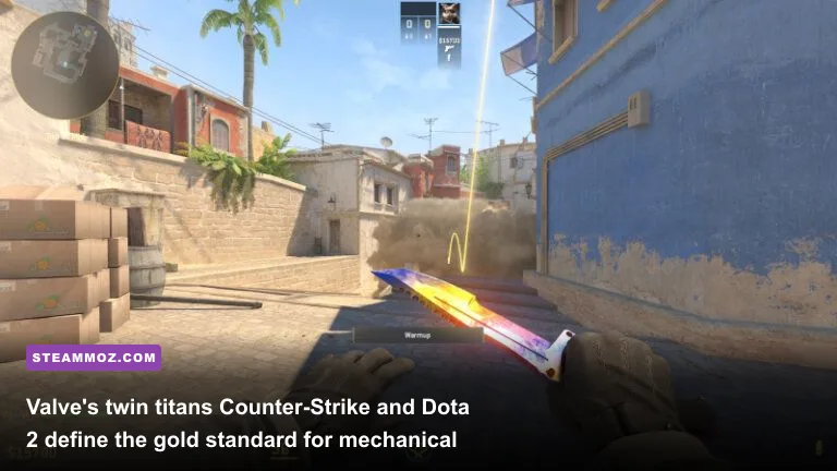 Counter-Strike 2 tactical execution on de_mirage with smoke grenades