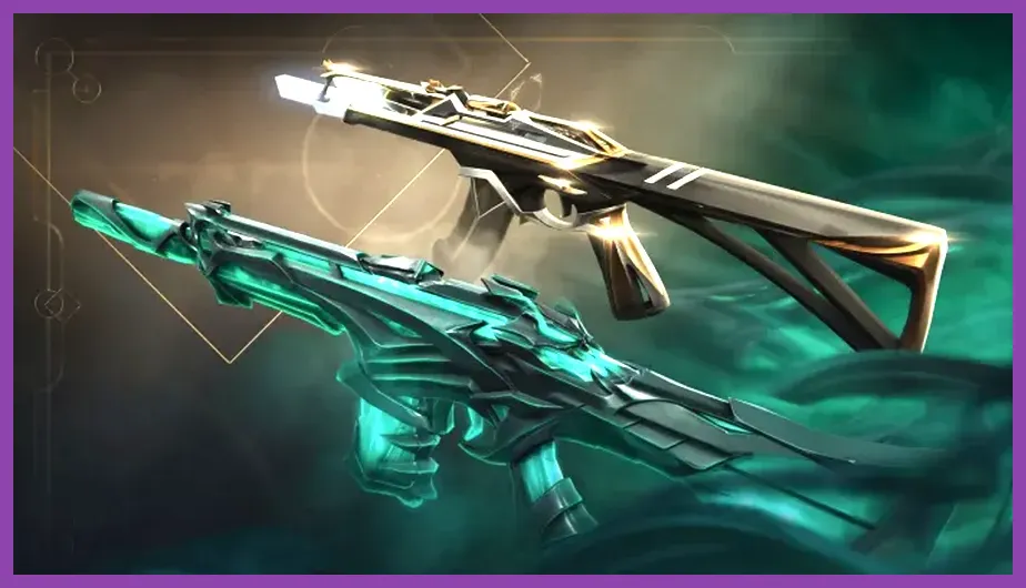 Valorant rifle weapons Vandal and Phantom
