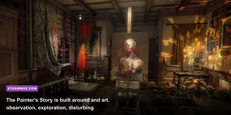The Painter's Story studio from Layers of Fear 2023