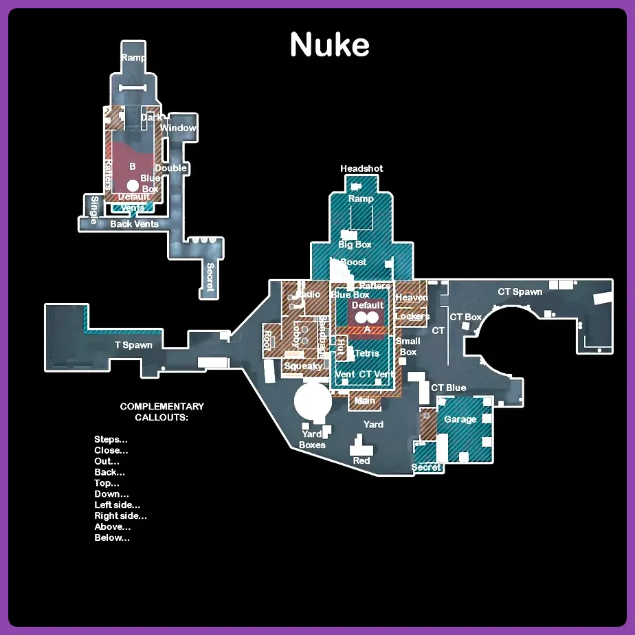 Counter-Strike 2 Nuke map secret upper rafters view